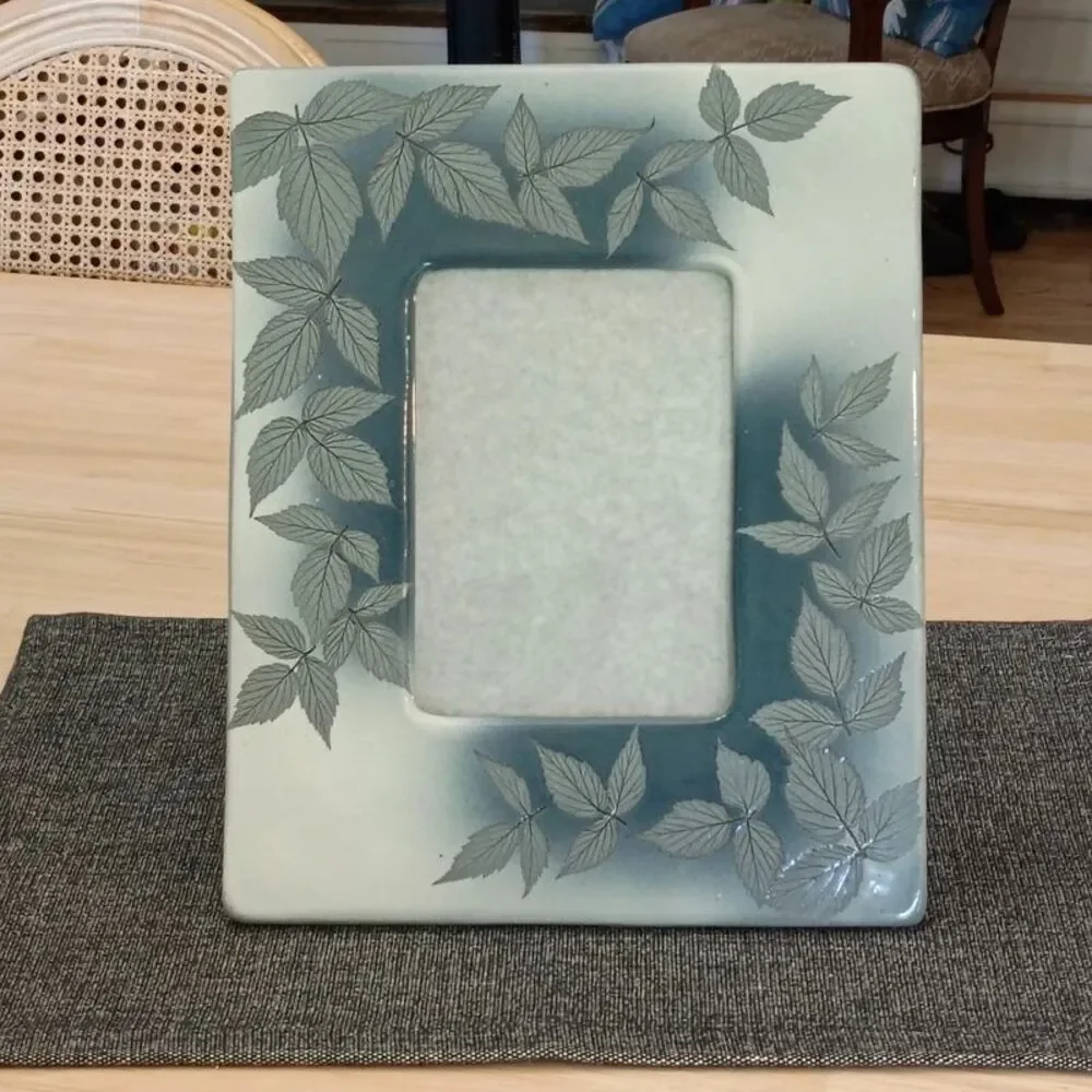 Beautiful Large Floral Ceramic Picture Frame Heavy-duty